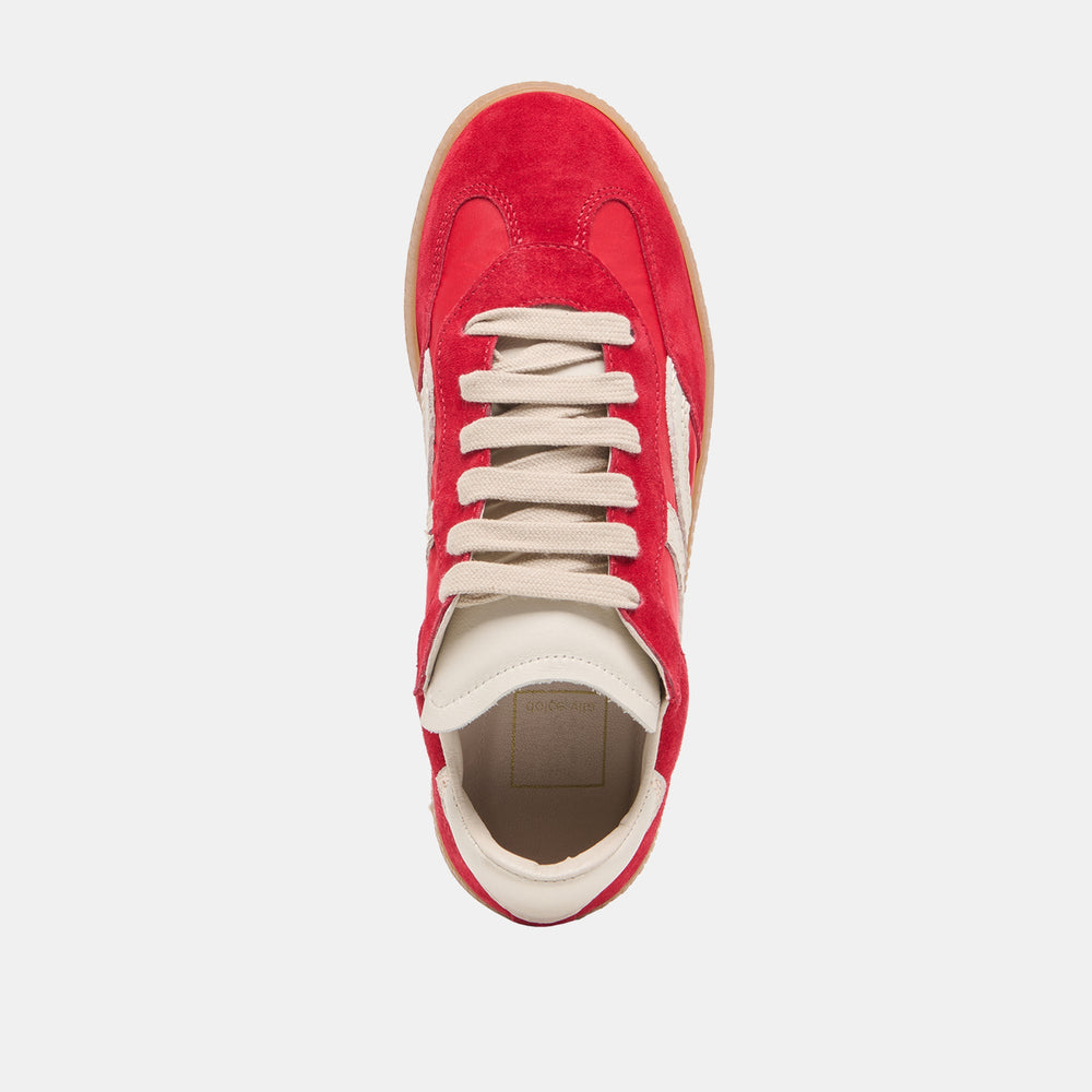Dolce Vita SHOES | Rebel Crimson Nylon Sneakers
