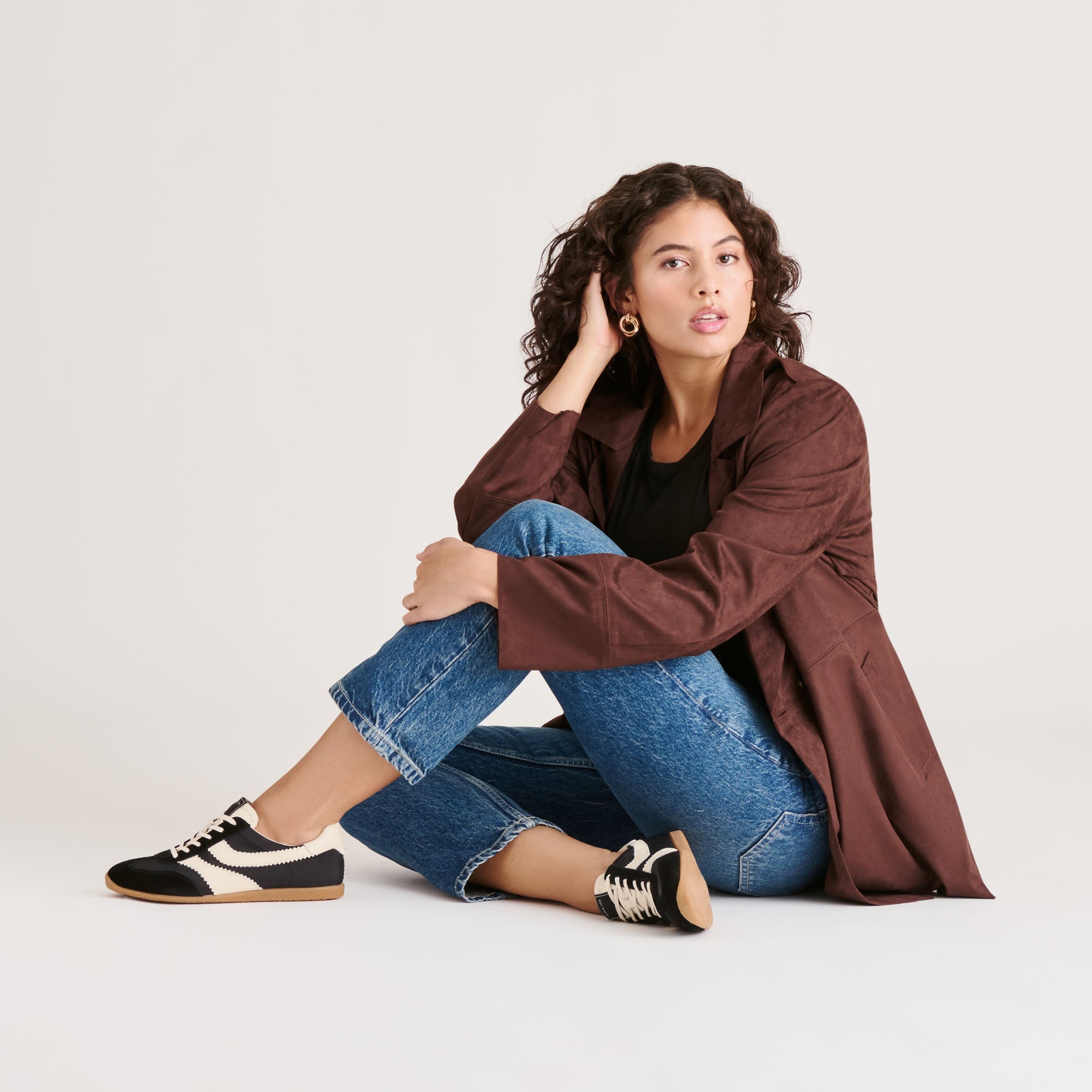 Dolce Vita SHOES | Limit Black Nylon Sneakers