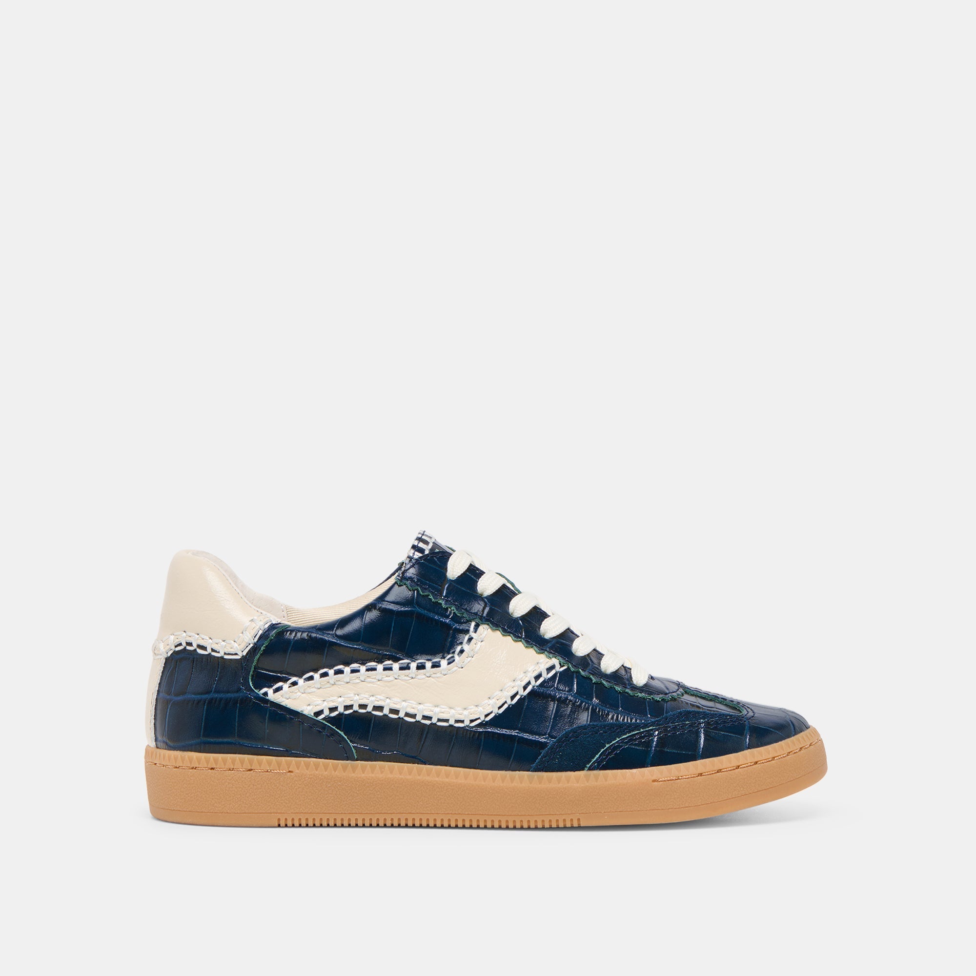 Dolce Vita SHOES | NOTICE STITCH SNEAKERS INK CROCO EMBOSSED LEATHER
 – Dolce Vita