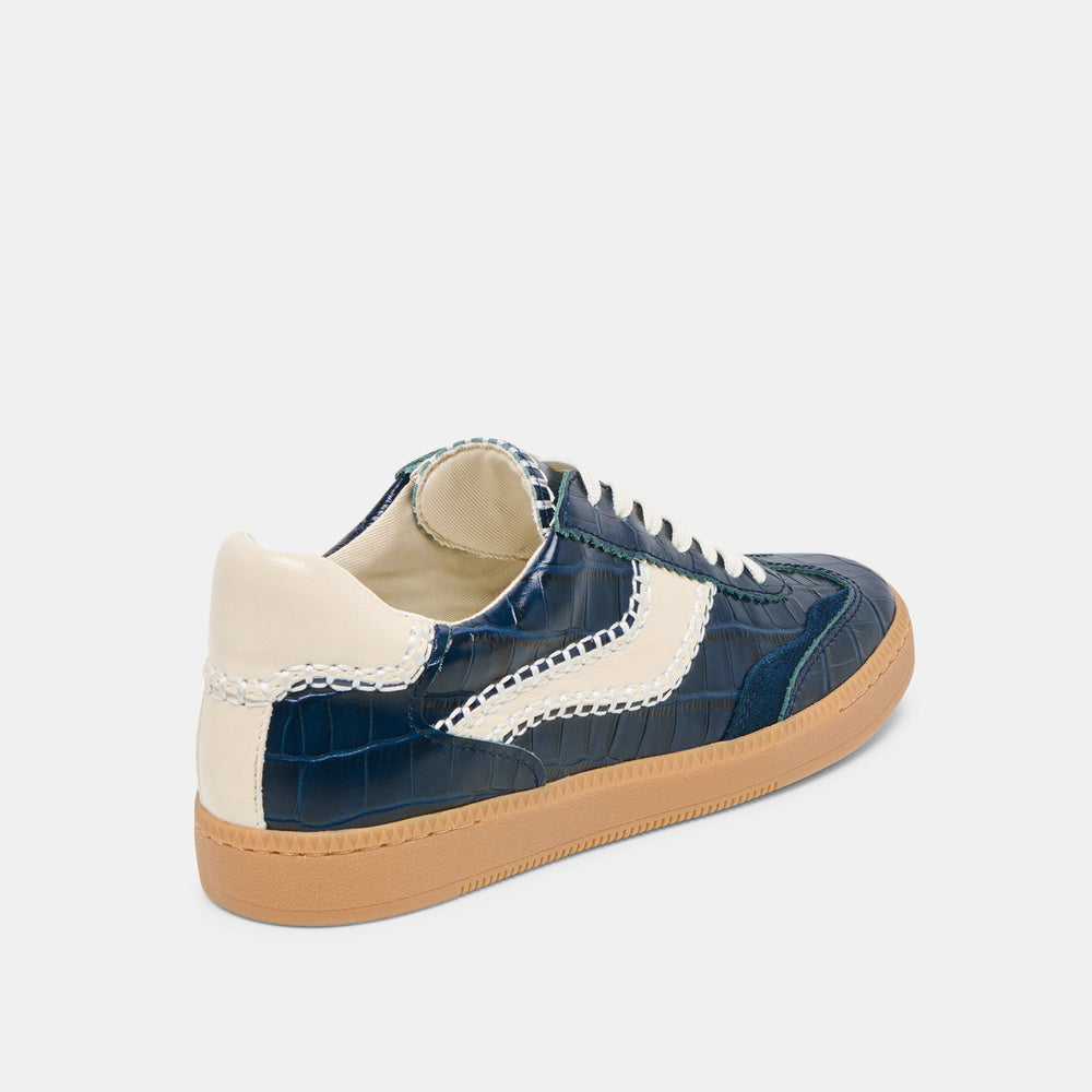 Dolce Vita SHOES | NOTICE STITCH SNEAKERS INK CROCO EMBOSSED LEATHER
 – Dolce Vita
