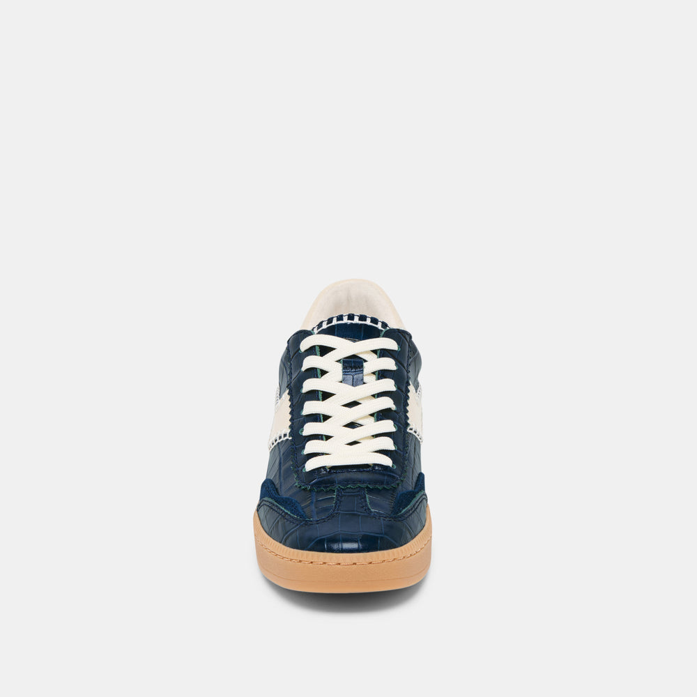 Dolce Vita SHOES | NOTICE STITCH SNEAKERS INK CROCO EMBOSSED LEATHER
 – Dolce Vita