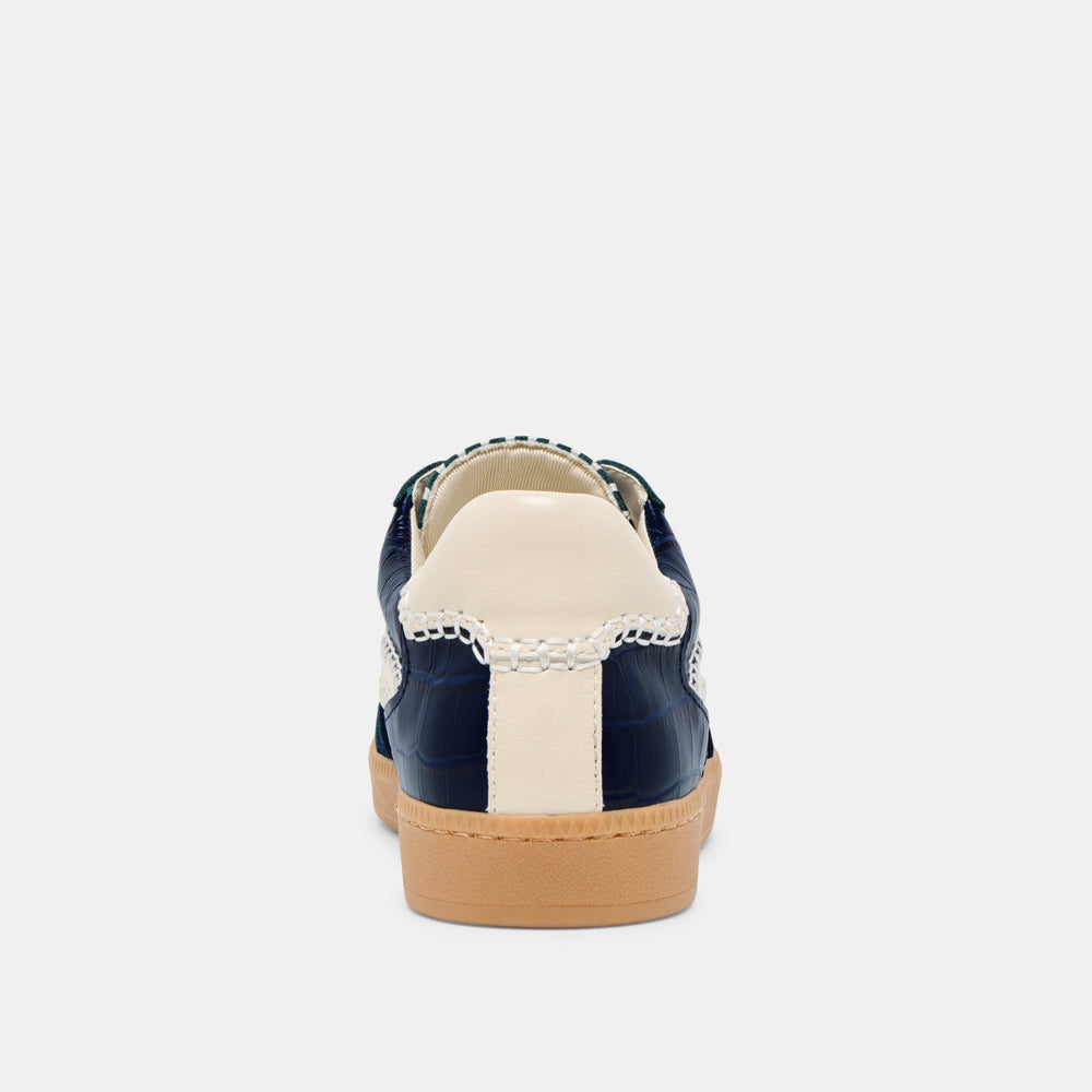 Dolce Vita SHOES | NOTICE STITCH SNEAKERS INK CROCO EMBOSSED LEATHER
 – Dolce Vita