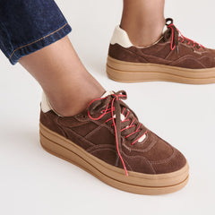 Dolce Vita SHOES | Naomy H2O Waterproof Dk Brown Suede Sneakers
