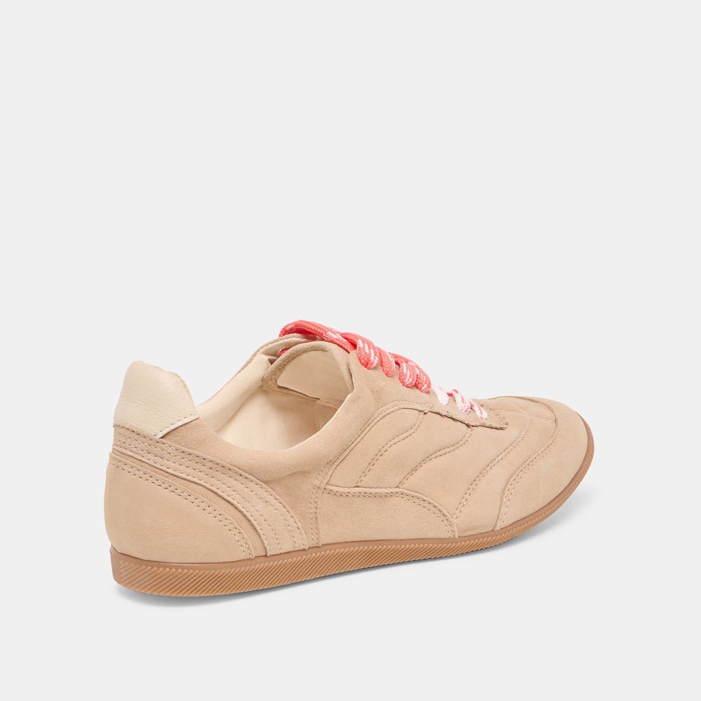 Dolce Vita SHOES | Laini Camel Suede Sneakers