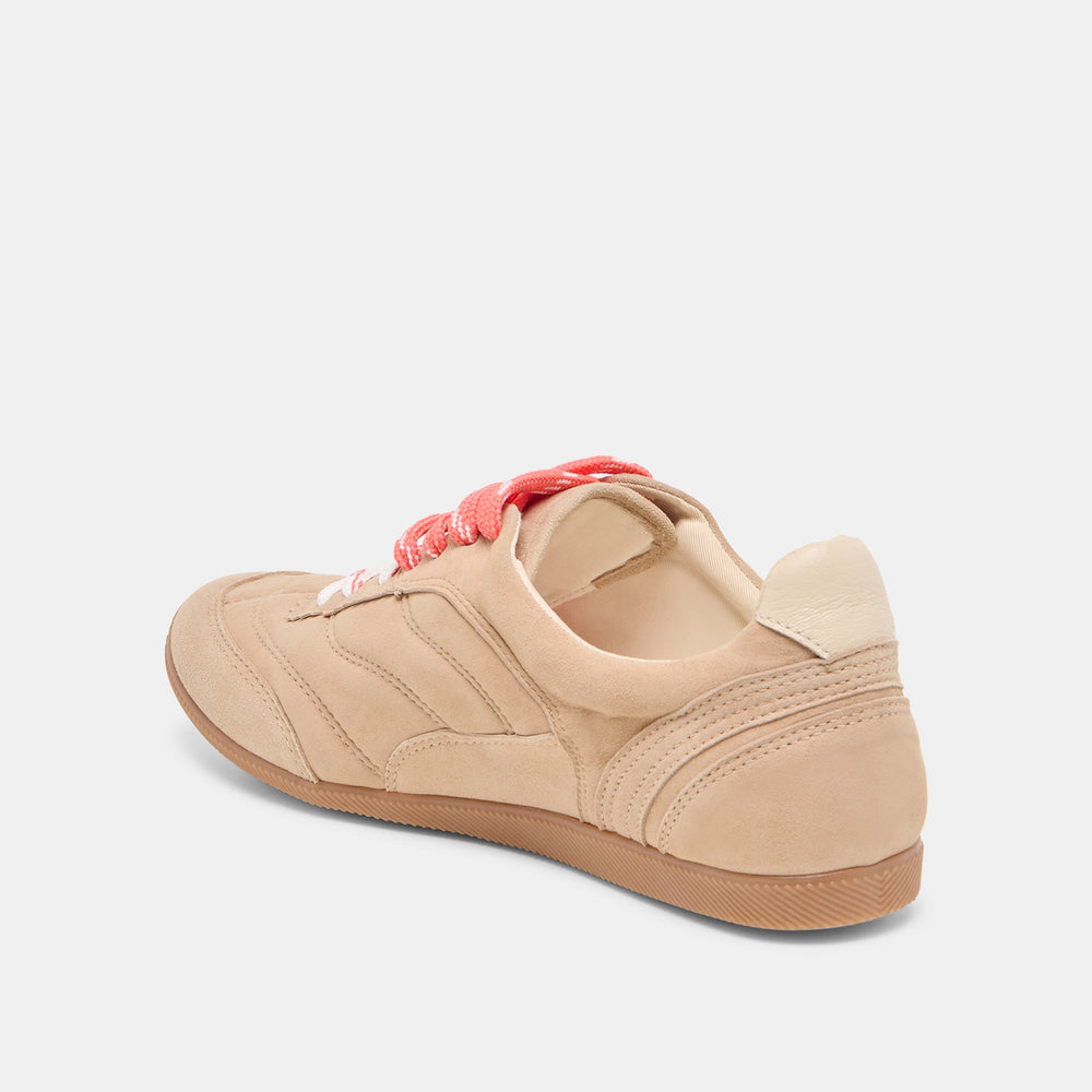 Dolce Vita SHOES | Laini Camel Suede Sneakers
