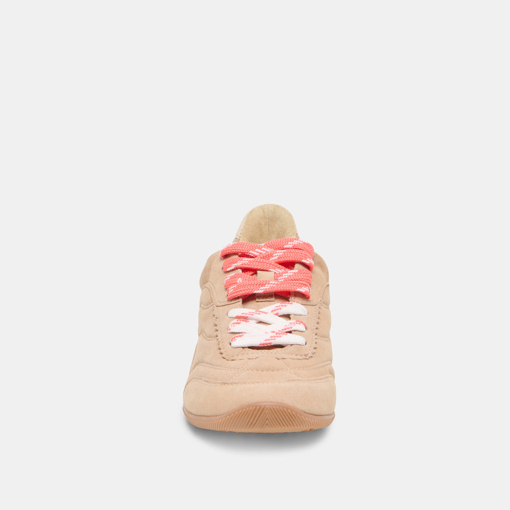 Dolce Vita SHOES | Laini Camel Suede Sneakers