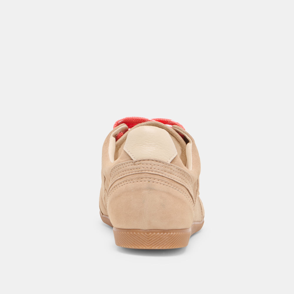 Dolce Vita SHOES | Laini Camel Suede Sneakers