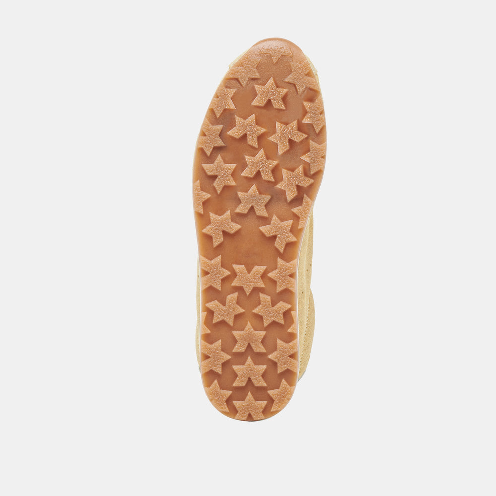 Dolce Vita SHOES | Serina Yellow Suede Sneakers