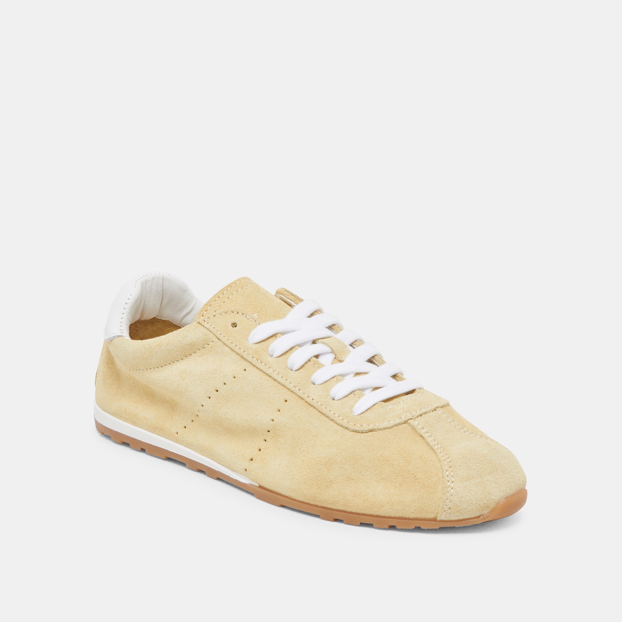 Dolce Vita SHOES | Serina Yellow Suede Sneakers