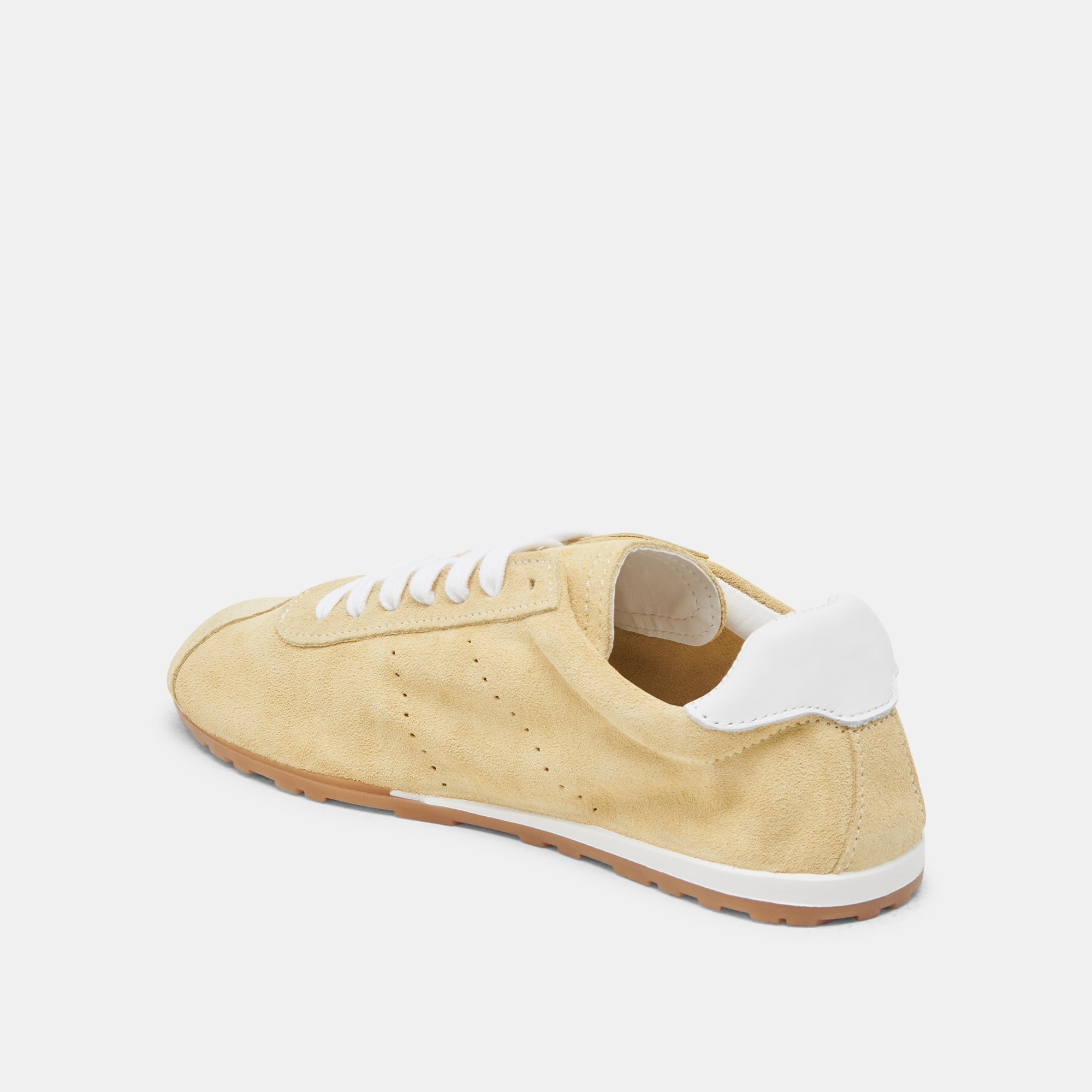 Dolce Vita SHOES | Serina Yellow Suede Sneakers