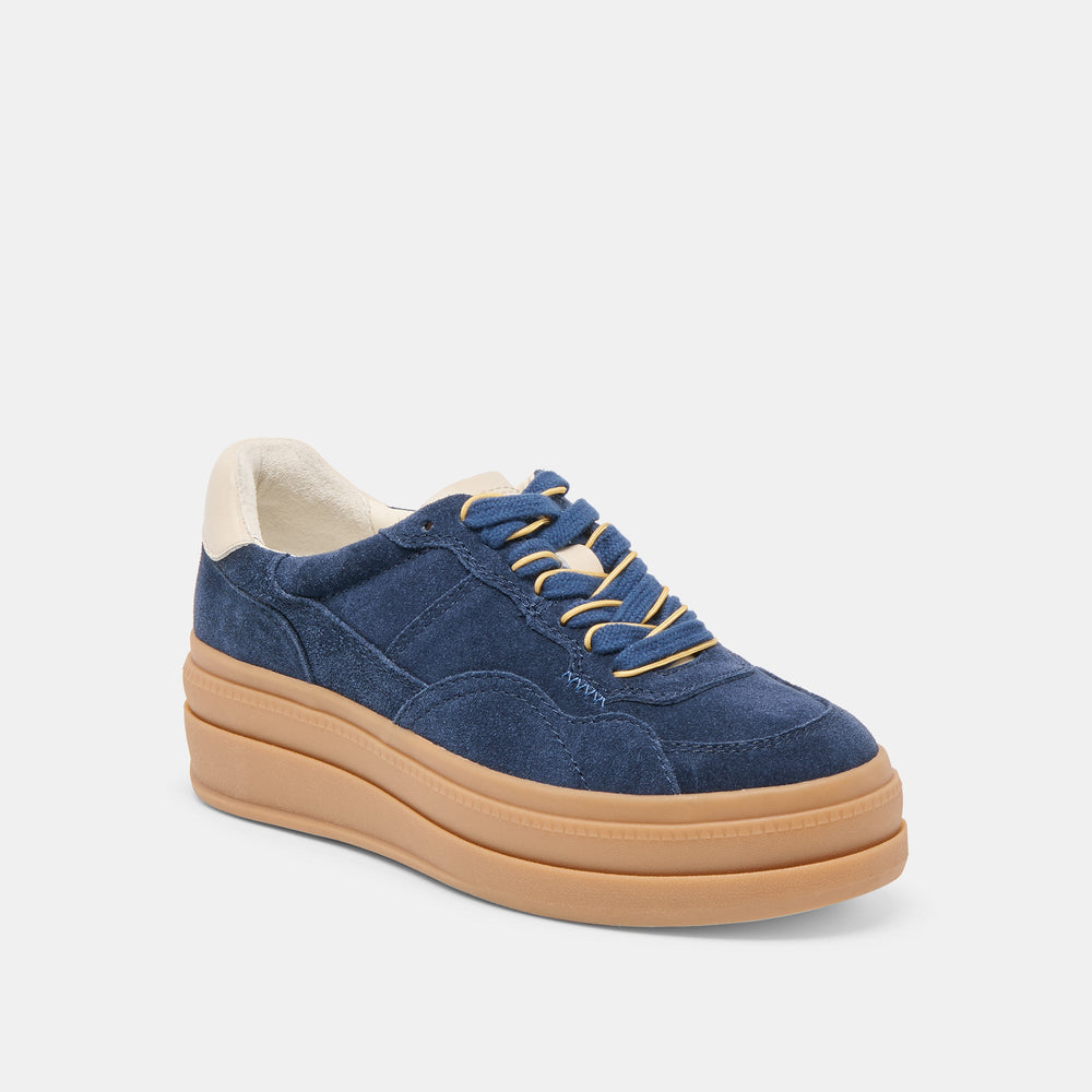 Dolce Vita SHOES | Naomy H2O Waterproof Navy Suede Sneakers