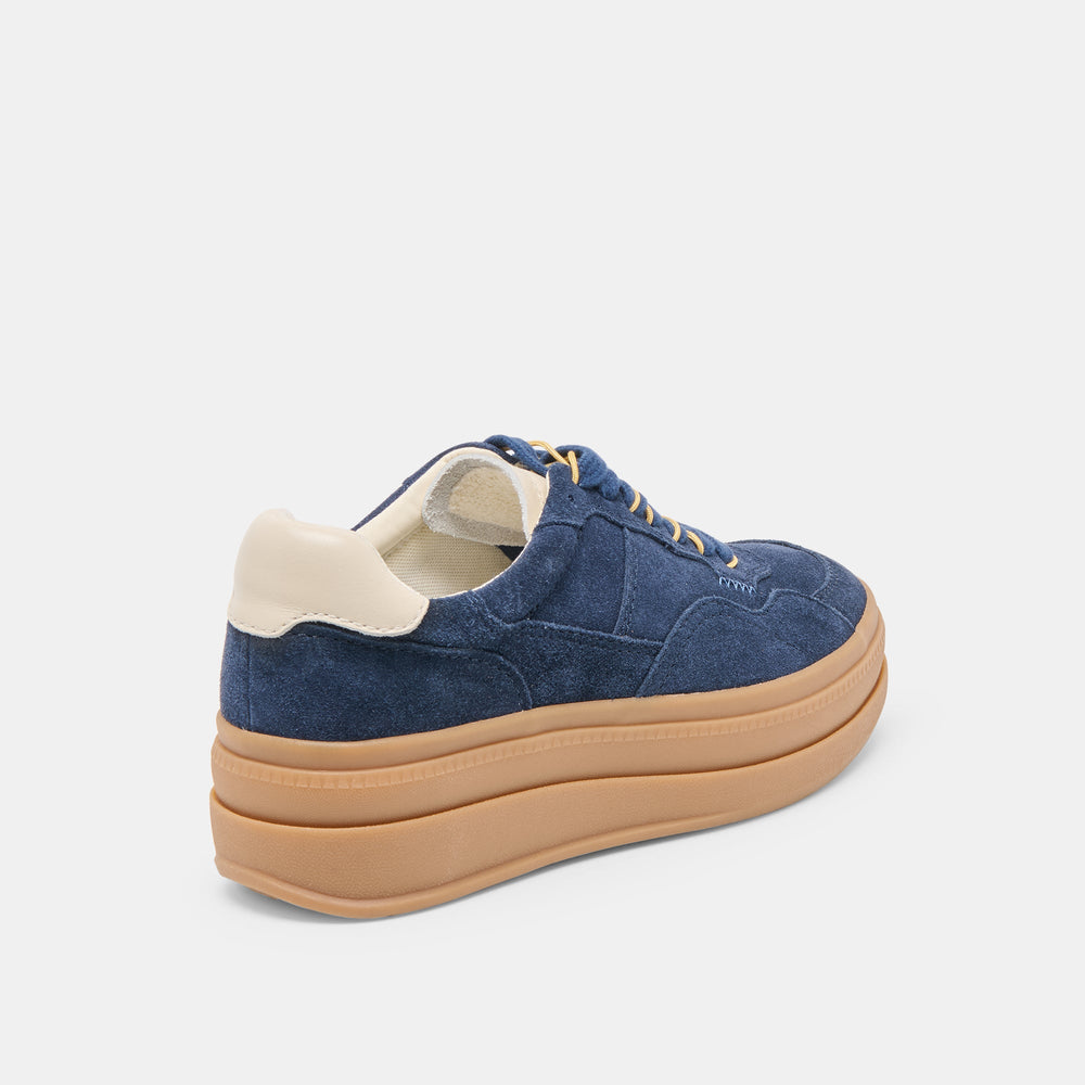 Dolce Vita SHOES | Naomy H2O Waterproof Navy Suede Sneakers