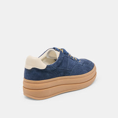 Dolce Vita SHOES | Naomy H2O Waterproof Navy Suede Sneakers