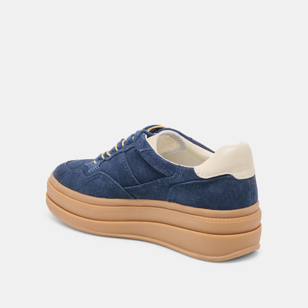 Dolce Vita SHOES | Naomy H2O Waterproof Navy Suede Sneakers