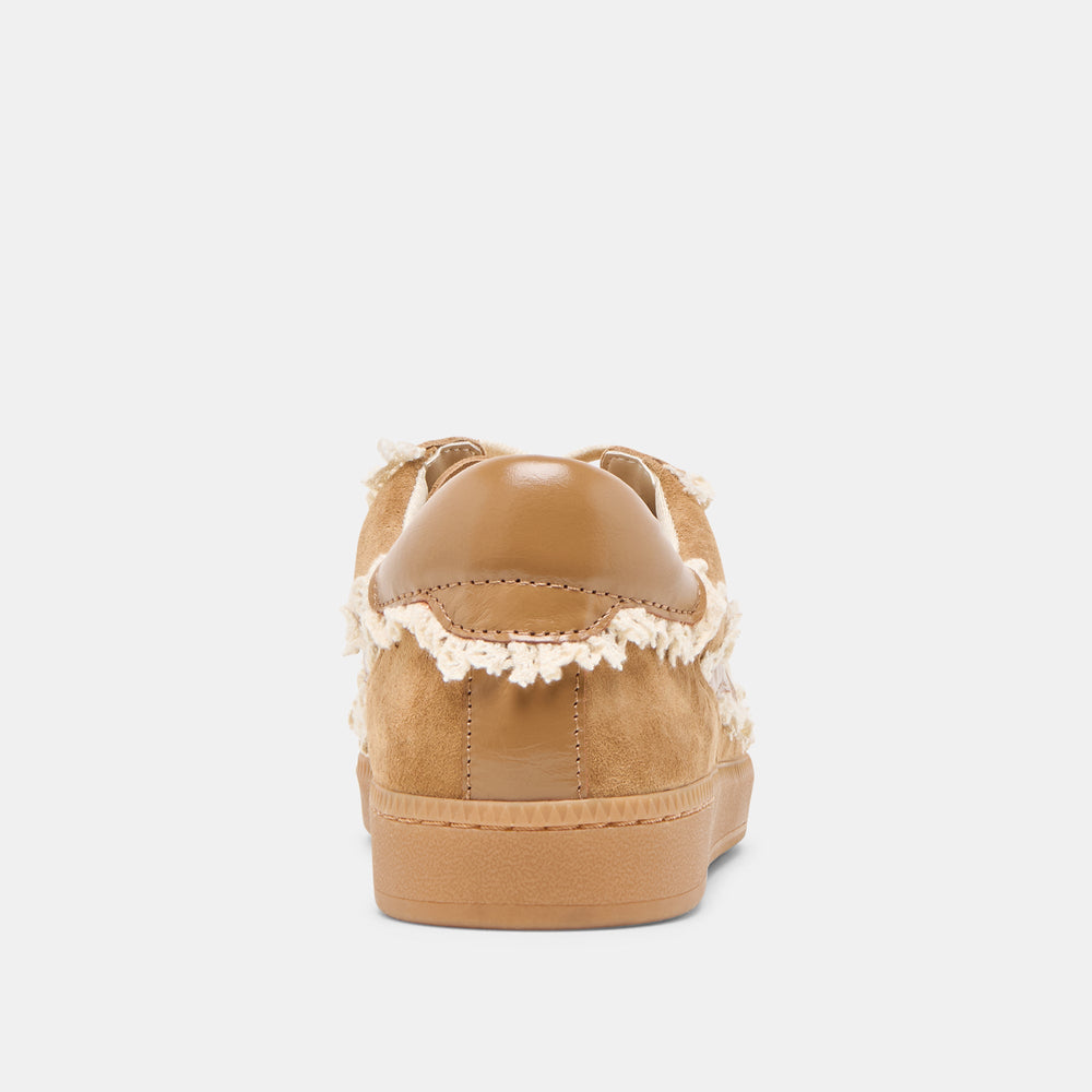 Dolce Vita SHOES | Notice Lace Lt Brown Suede Sneakers
