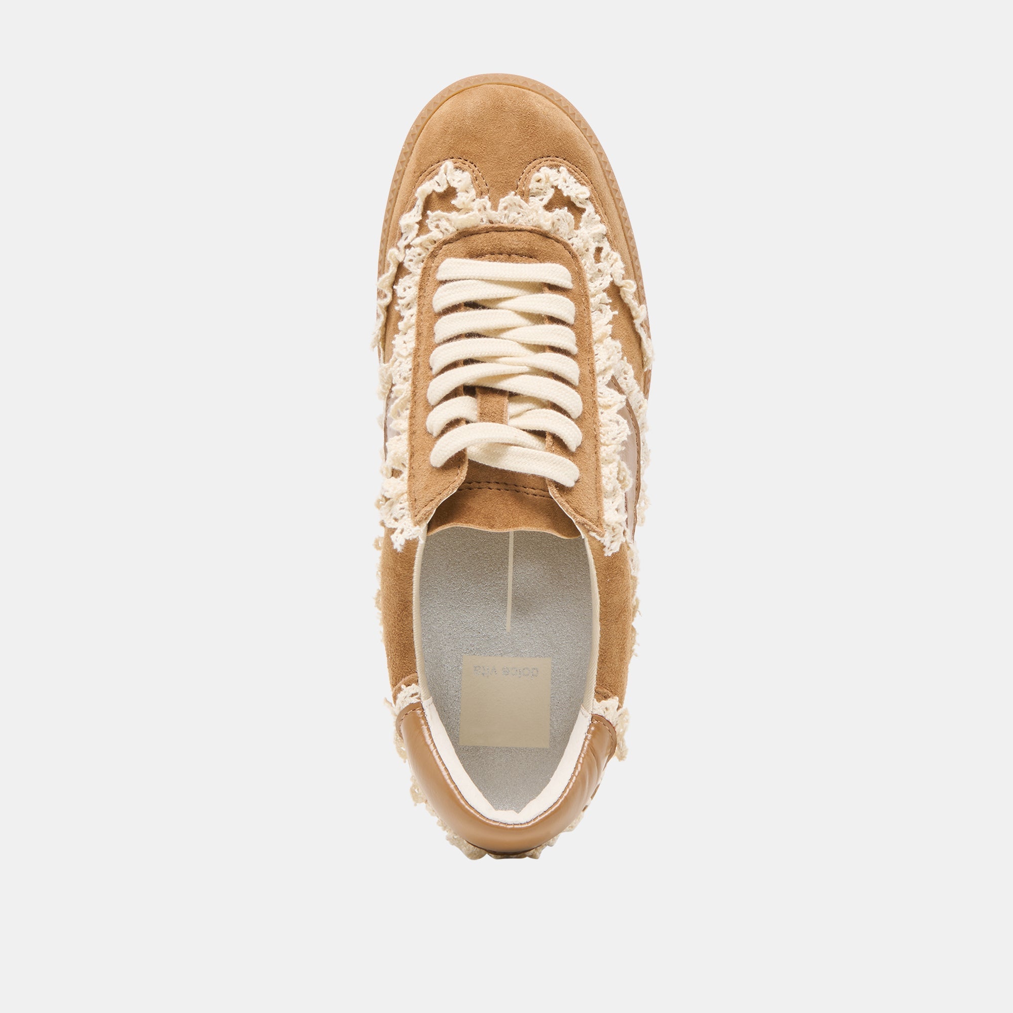 Dolce Vita SHOES | Notice Lace Lt Brown Suede Sneakers