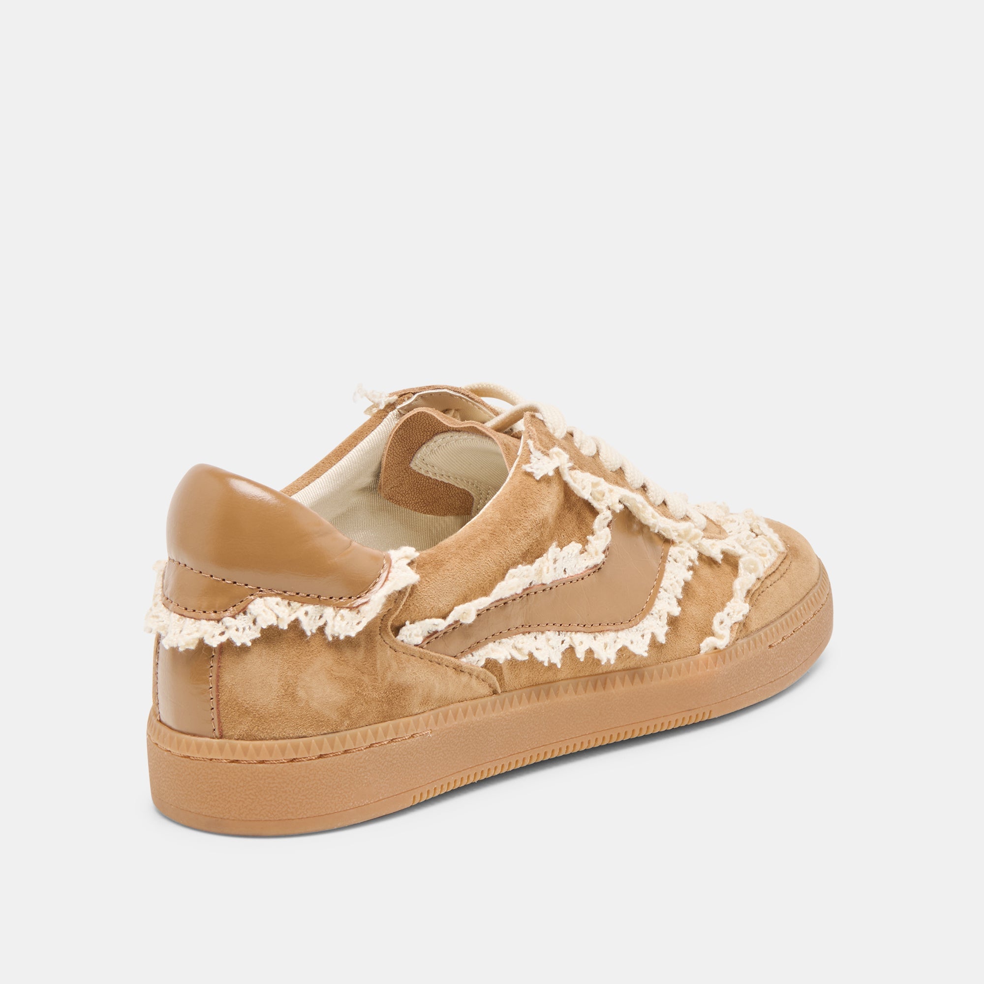 Dolce Vita SHOES | Notice Lace Lt Brown Suede Sneakers