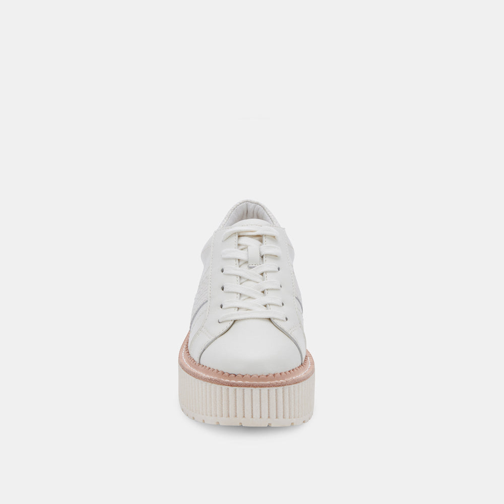 Dolce Vita SHOES | TIGER SNEAKERS WHITE LEATHER
 – Dolce Vita