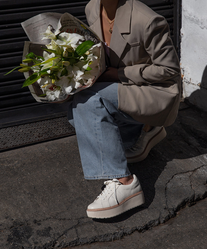 Dolce Vita SHOES | TIGER SNEAKERS WHITE LEATHER
 – Dolce Vita