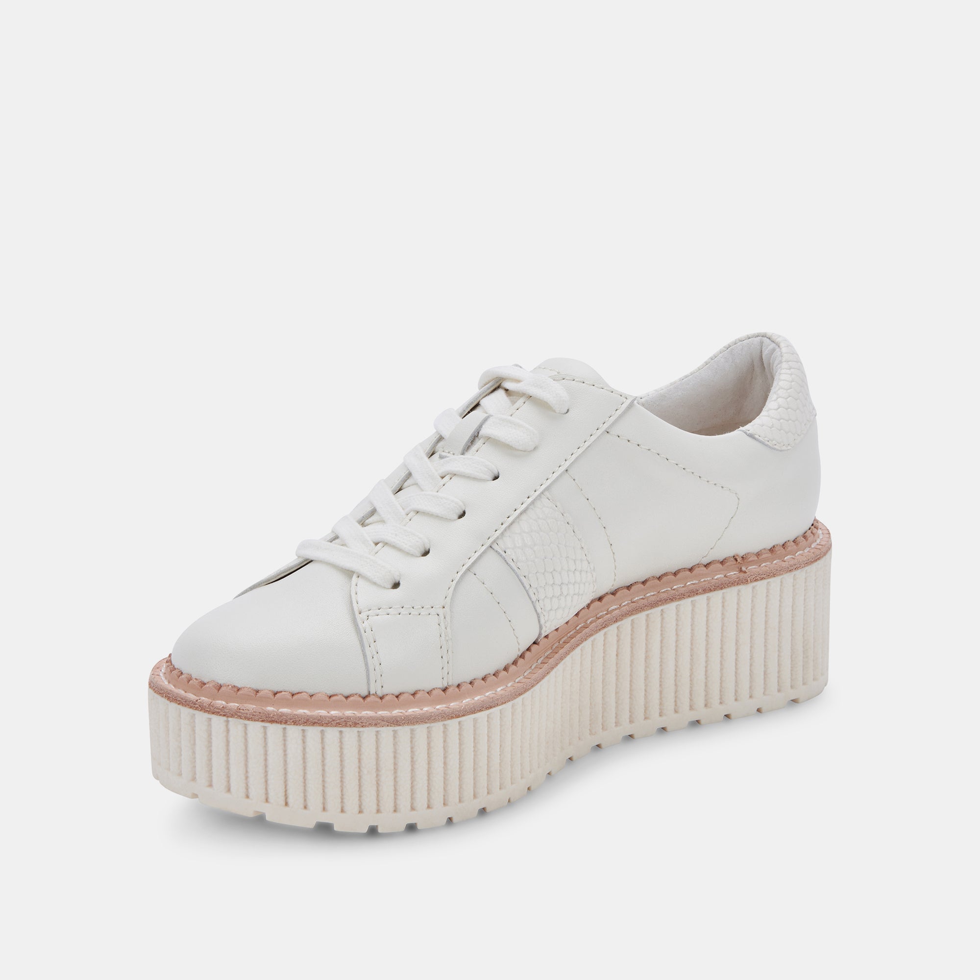 Dolce Vita SHOES | TIGER SNEAKERS WHITE LEATHER
 – Dolce Vita