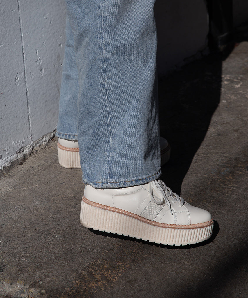 Dolce Vita SHOES | TIGER SNEAKERS WHITE LEATHER
 – Dolce Vita