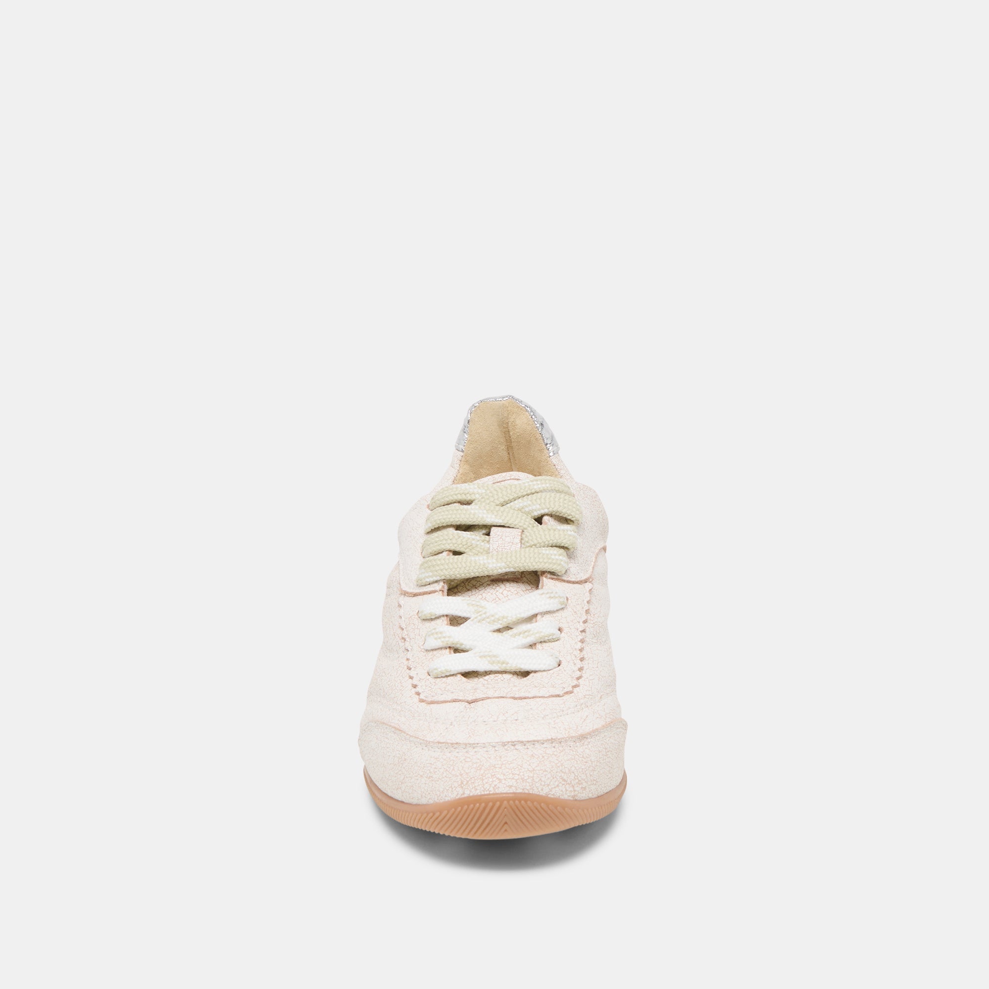 Dolce Vita SHOES | Laini Off White Crackled Leather Sneakers