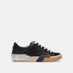 Dolce Vita SHOES | Zina Sneakers Onyx Embossed Leather | Women's Sneakers
 – Dolce Vita