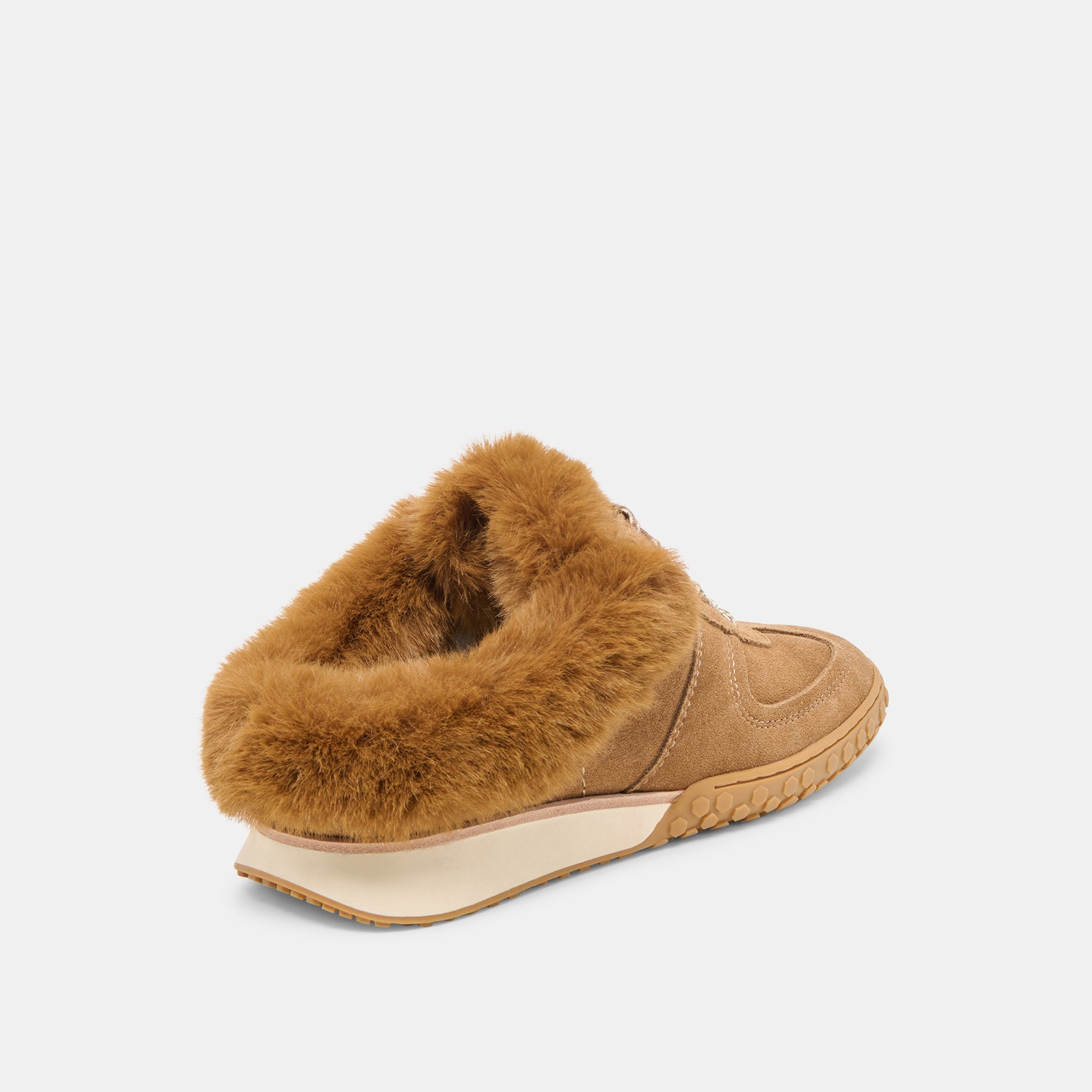 Dolce Vita SHOES | Izzey Plush Lt Brown Suede Sneakers