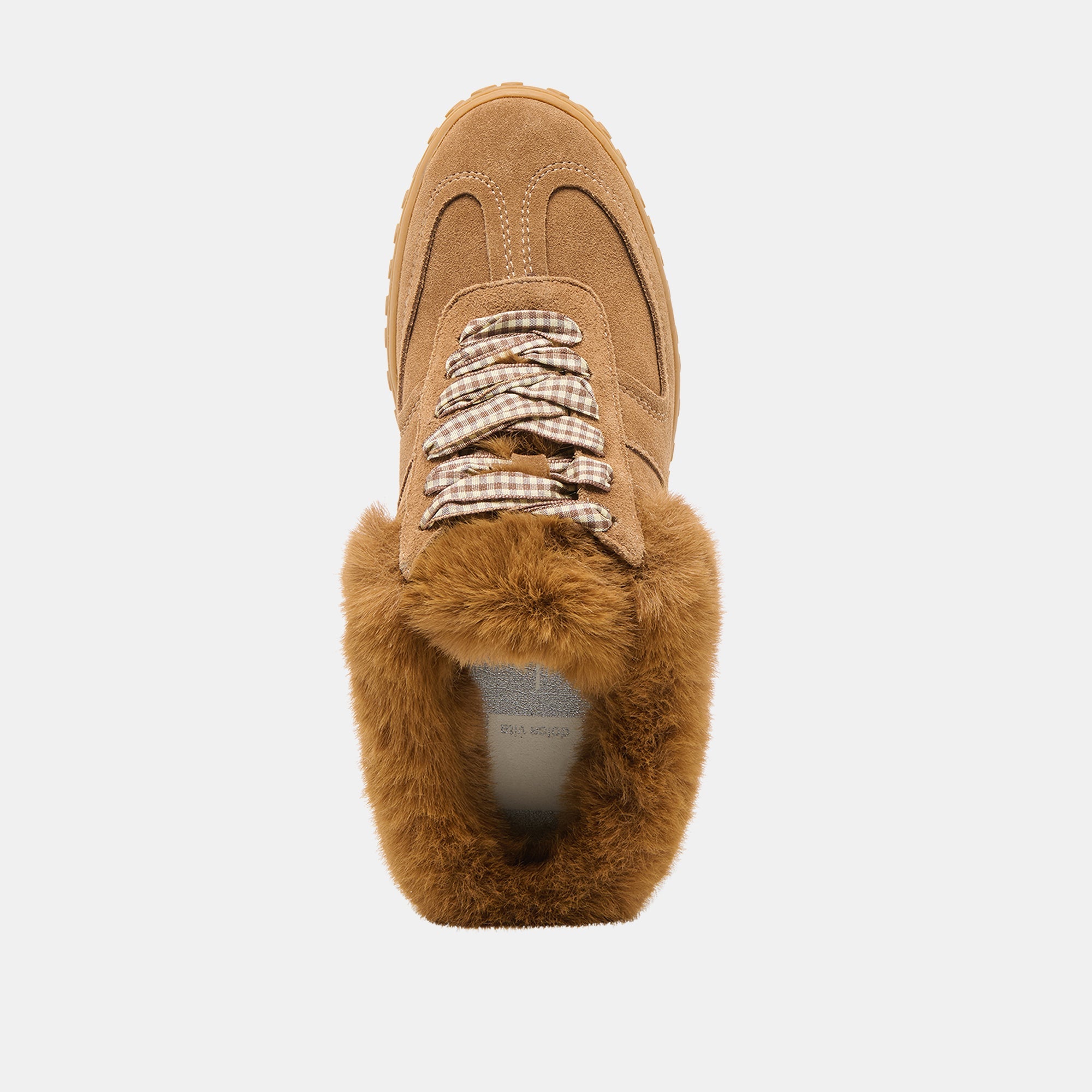 Dolce Vita SHOES | Izzey Plush Lt Brown Suede Sneakers