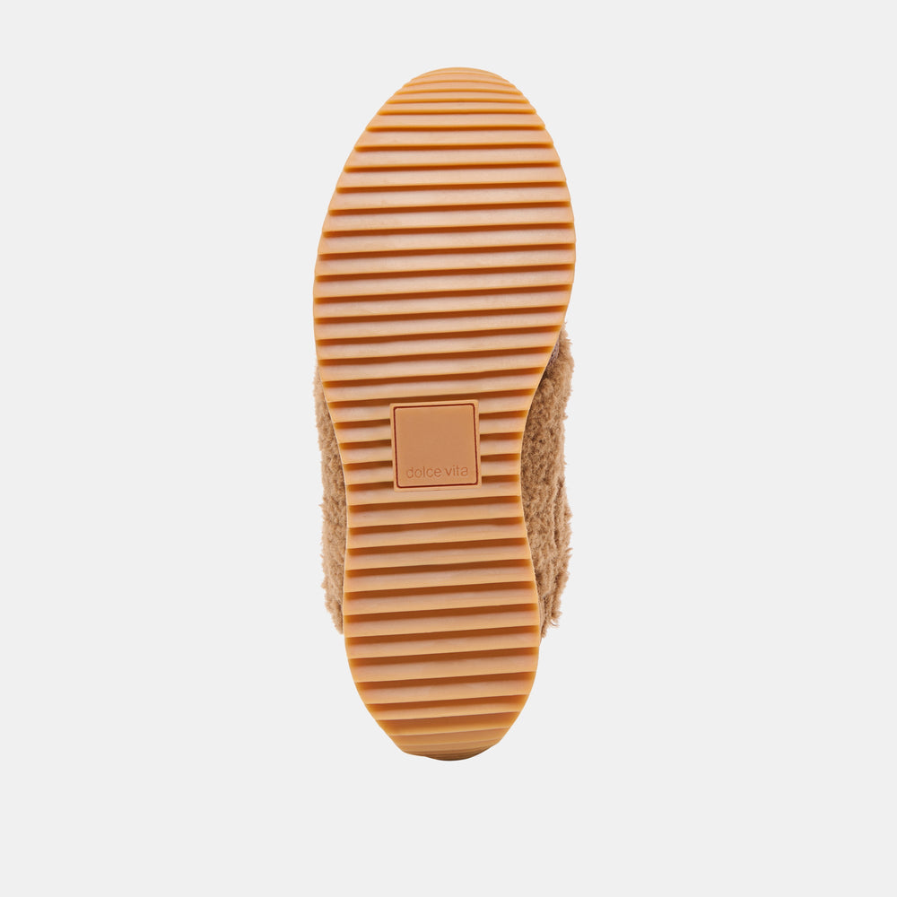 Dolce Vita SHOES | B.NTCD Plush Brown Plush Sneakers