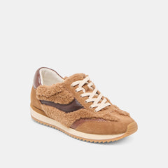 Dolce Vita SHOES | B.NTCD Plush Brown Plush Sneakers