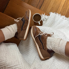 Dolce Vita SHOES | B.NTCD Plush Brown Plush Sneakers