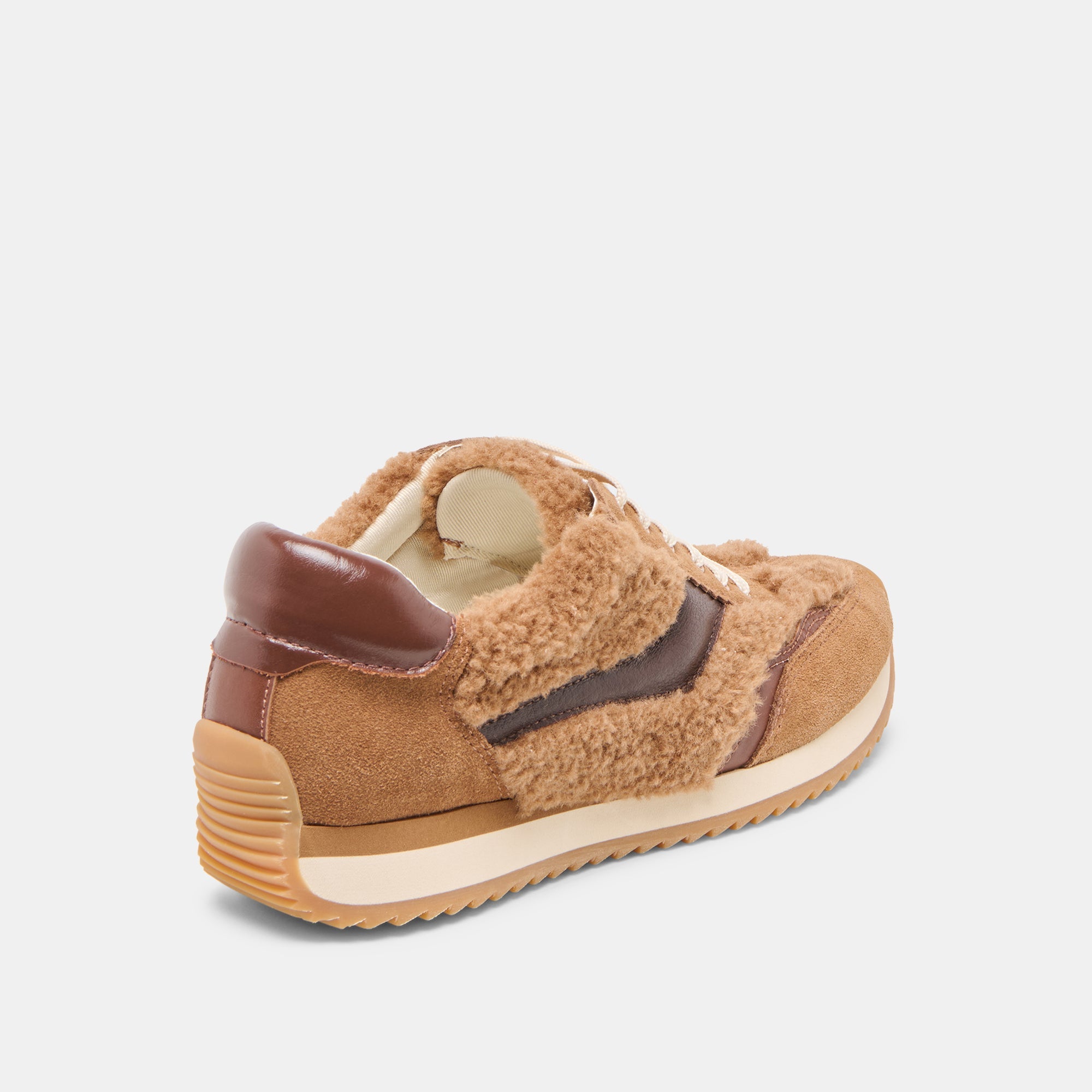 Dolce Vita SHOES | B.NTCD Plush Brown Plush Sneakers