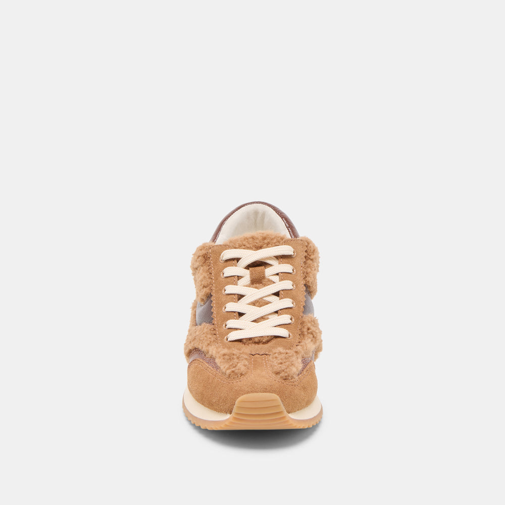 Dolce Vita SHOES | B.NTCD Plush Brown Plush Sneakers