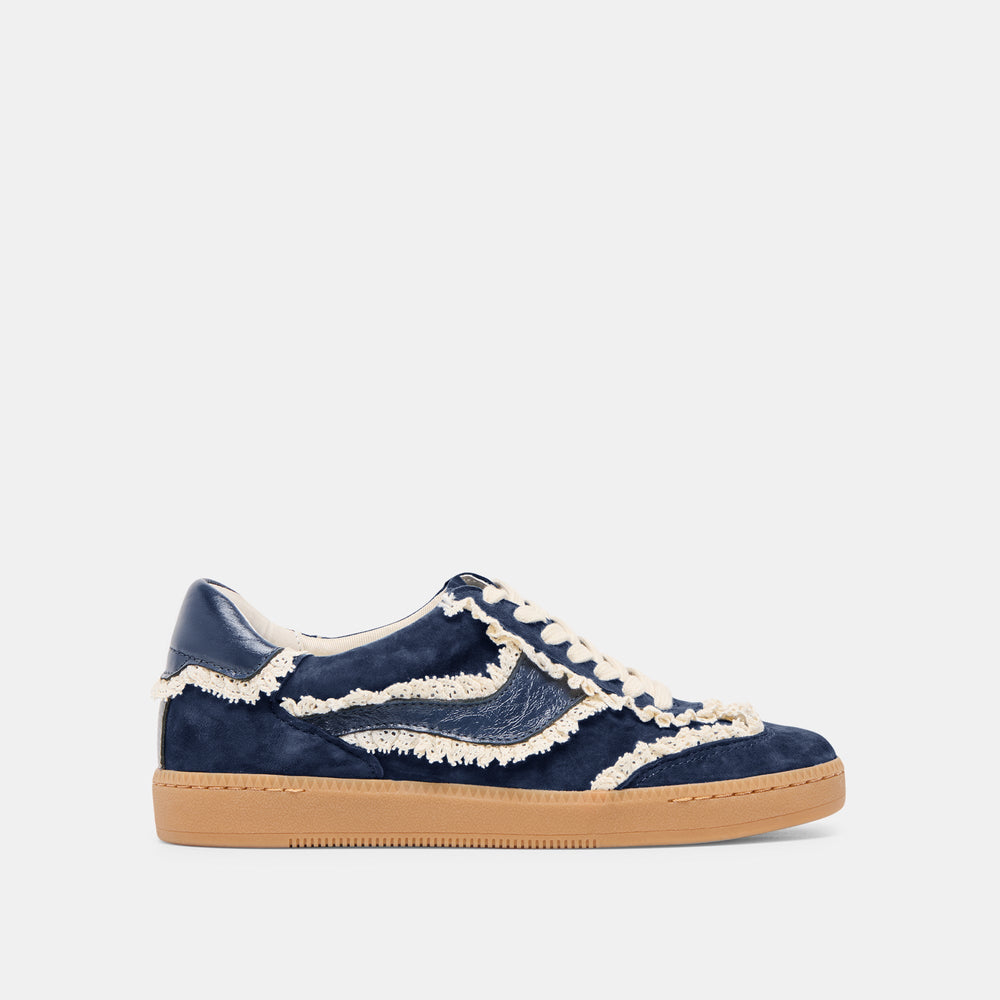 Dolce Vita SHOES | Notice Lace Navy Suede Sneakers
