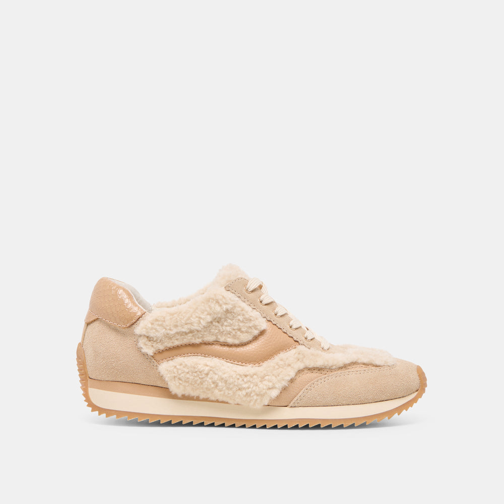 Dolce Vita SHOES | B.NTCD Plush Natural Plush Sneakers