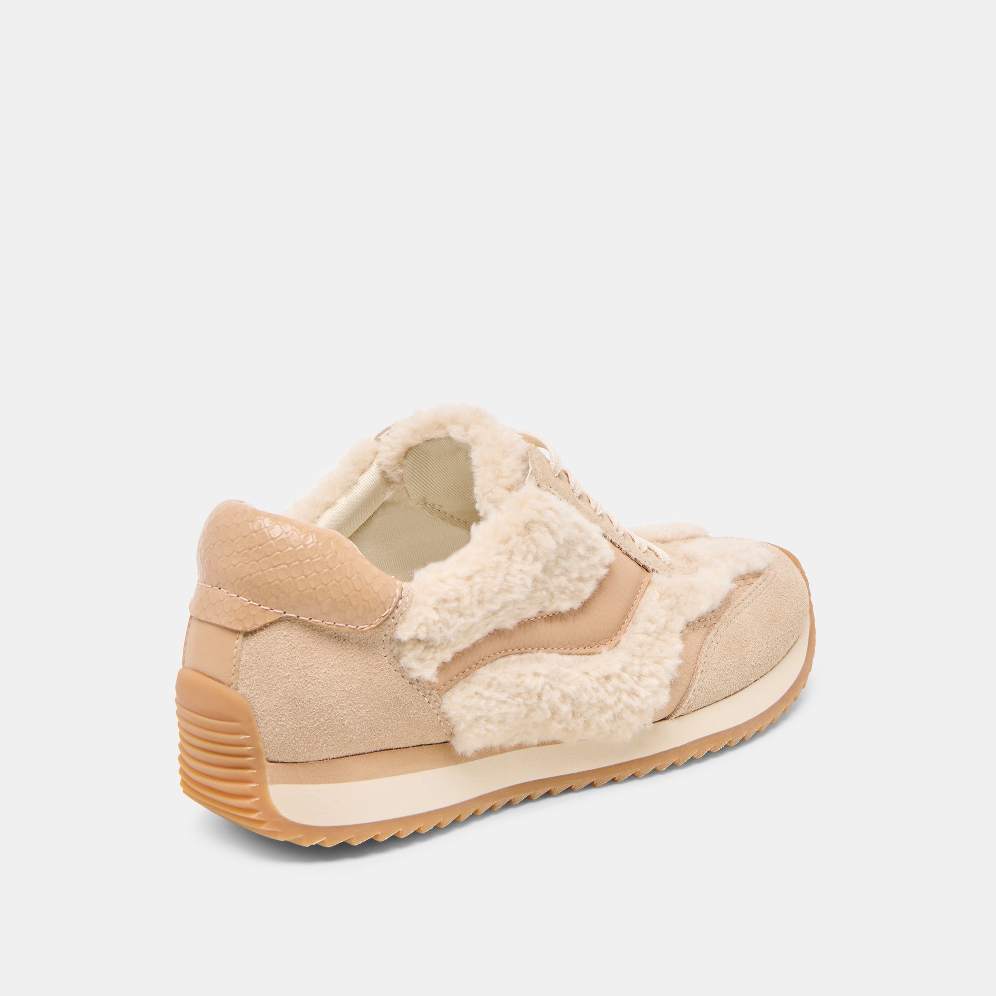 Dolce Vita SHOES | B.NTCD Plush Natural Plush Sneakers