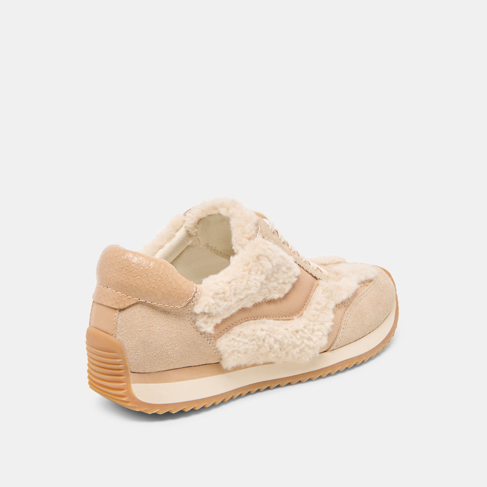 Dolce Vita SHOES | B.NTCD Plush Natural Plush Sneakers