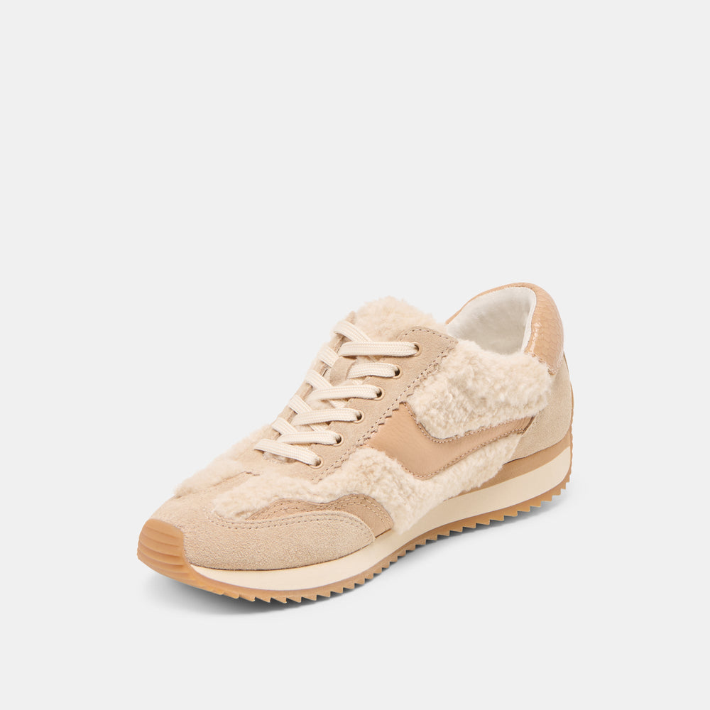 Dolce Vita SHOES | B.NTCD Plush Natural Plush Sneakers