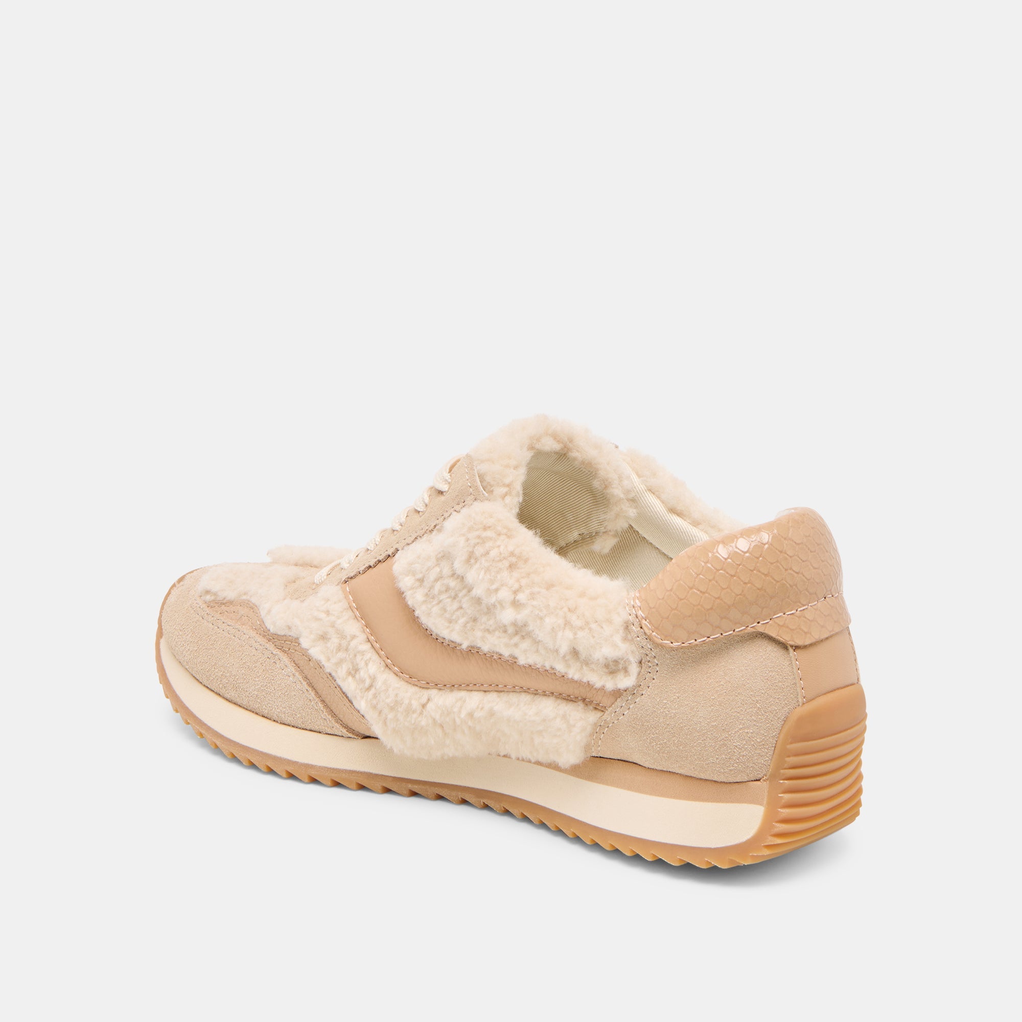 Dolce Vita SHOES | B.NTCD Plush Natural Plush Sneakers