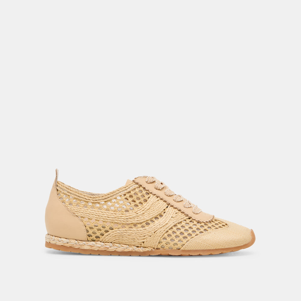 Dolce Vita SHOES | Dream Lt Natural Woven Raffia Sneakers