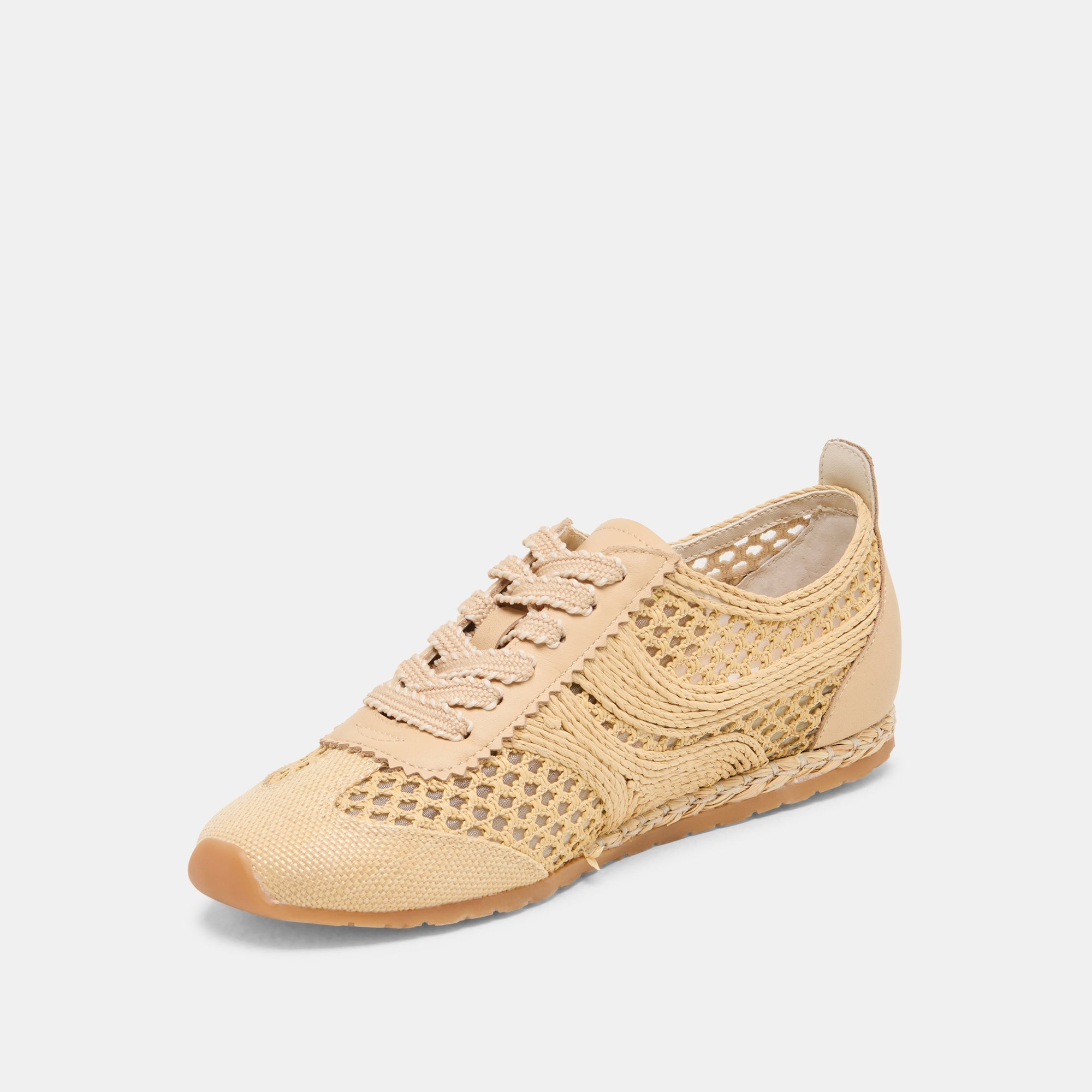 Dolce Vita SHOES | Dream Lt Natural Woven Raffia Sneakers