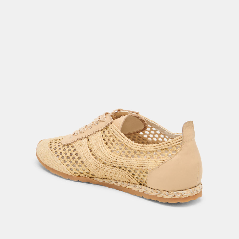 Dolce Vita SHOES | Dream Lt Natural Woven Raffia Sneakers