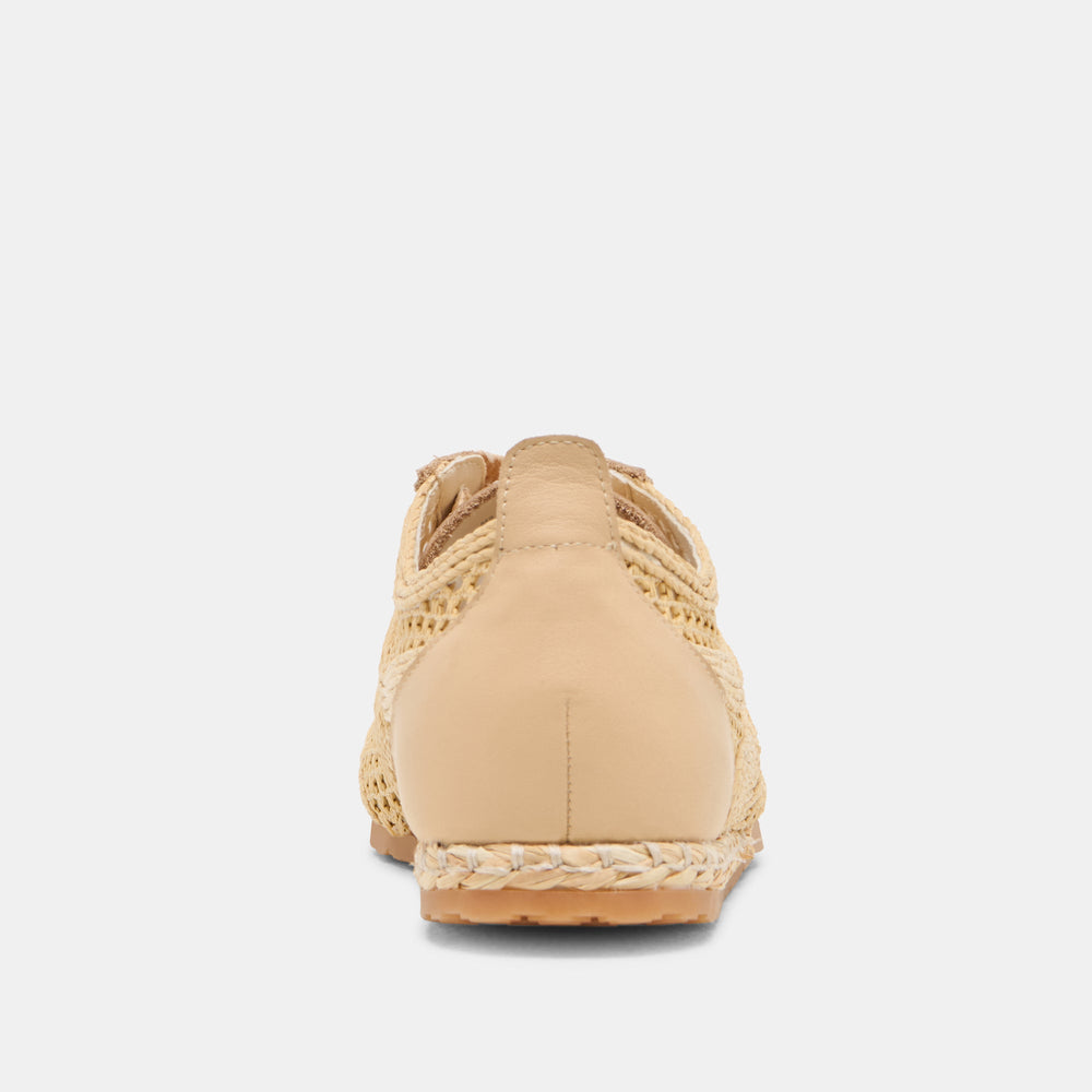 Dolce Vita SHOES | Dream Lt Natural Woven Raffia Sneakers