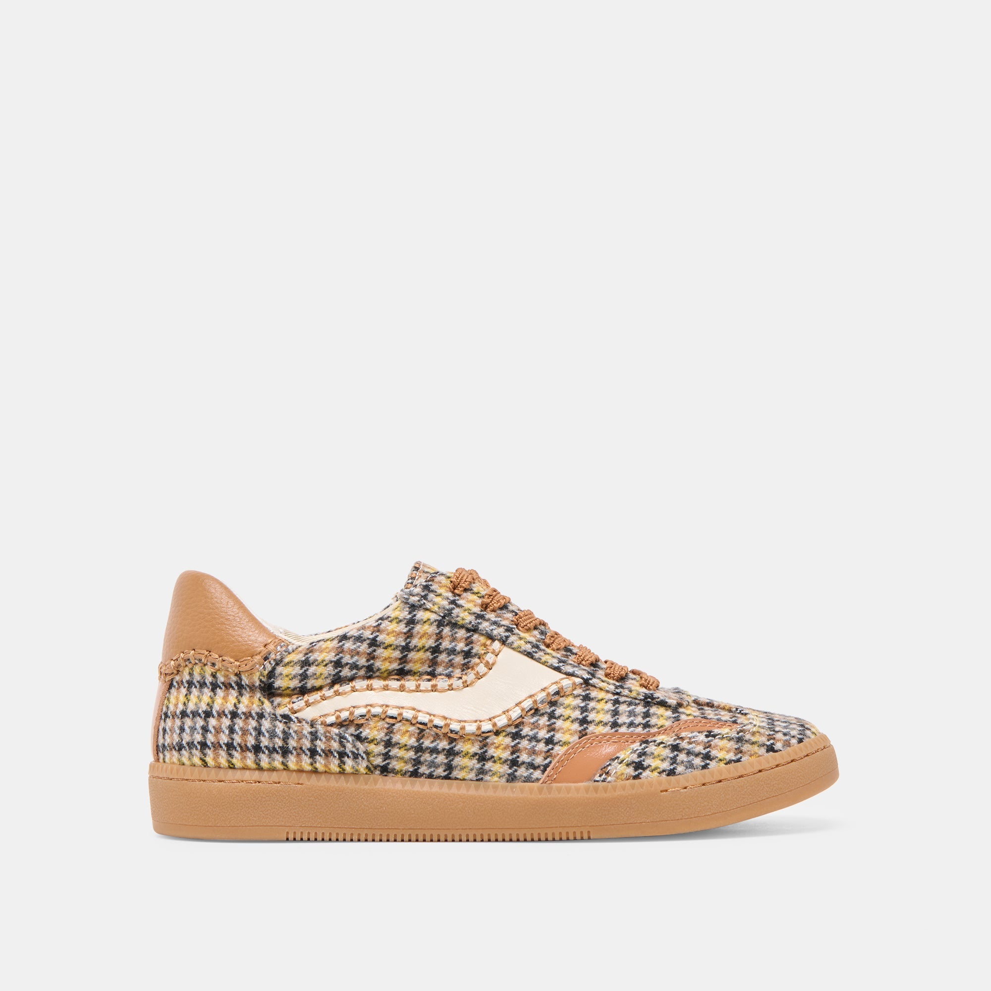 Dolce Vita SHOES | Notice Stitch Yellow Plaid Tweed Sneakers