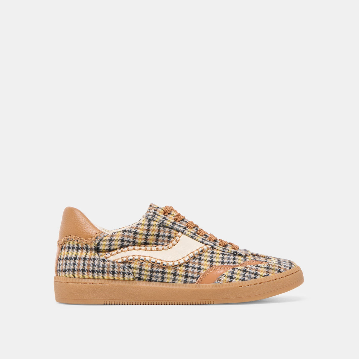 Dolce Vita SHOES | Notice Stitch Yellow Plaid Tweed Sneakers