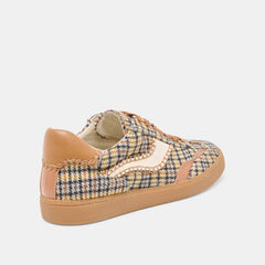 Dolce Vita SHOES | Notice Stitch Yellow Plaid Tweed Sneakers