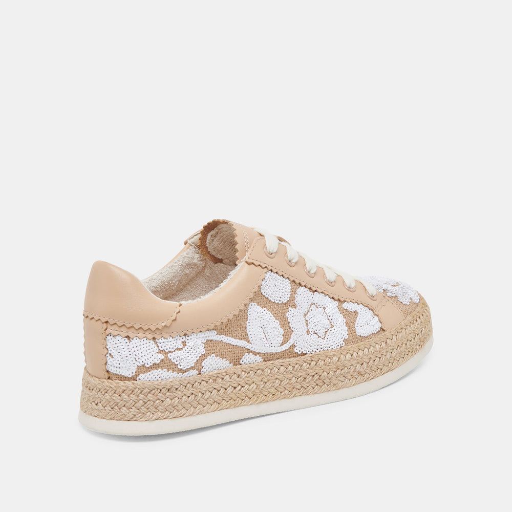 Dolce Vita SHOES | AZALIA SNEAKERS NATURAL MULTI FLORAL SEQUIN
 – Dolce Vita