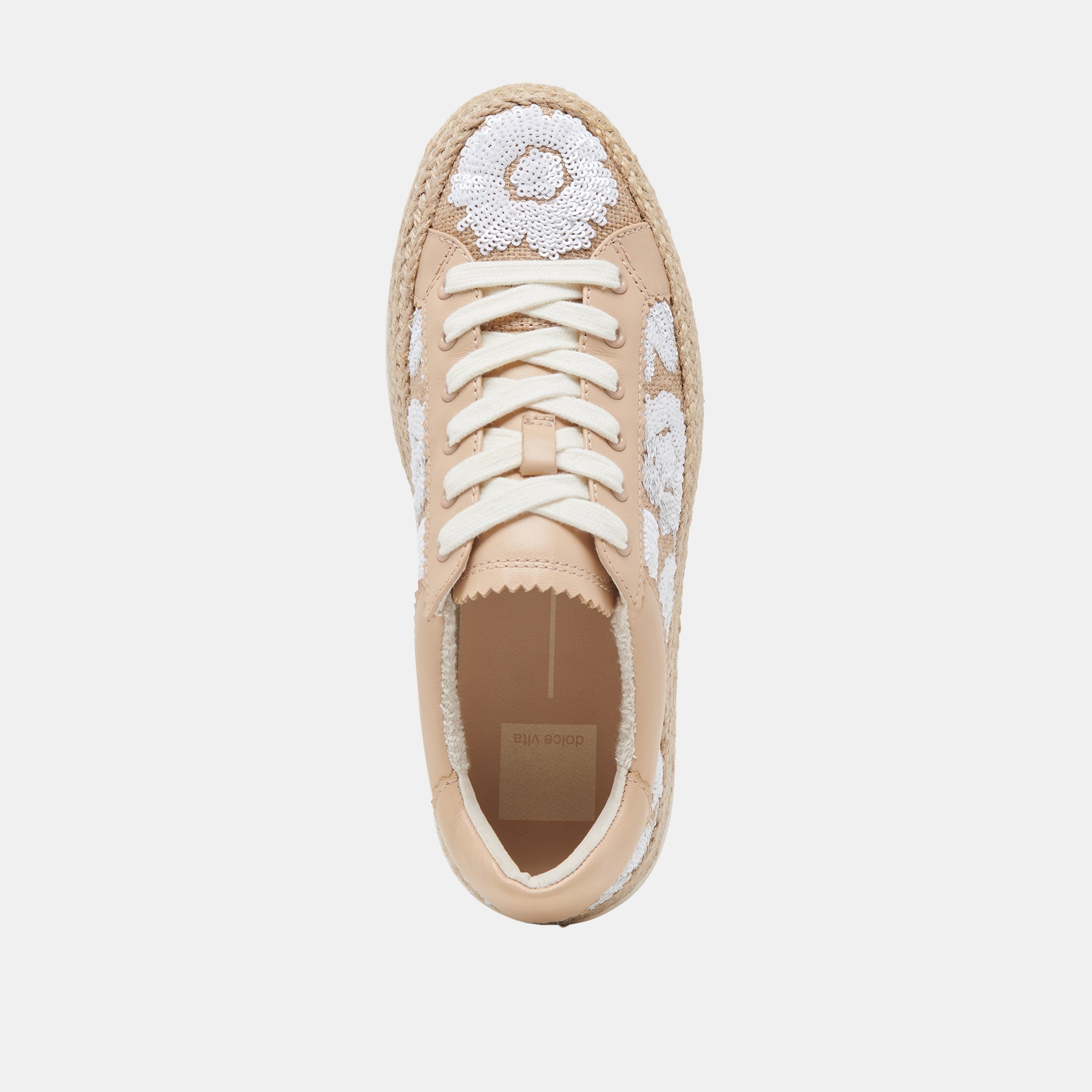 Dolce Vita SHOES | AZALIA SNEAKERS NATURAL MULTI FLORAL SEQUIN
 – Dolce Vita