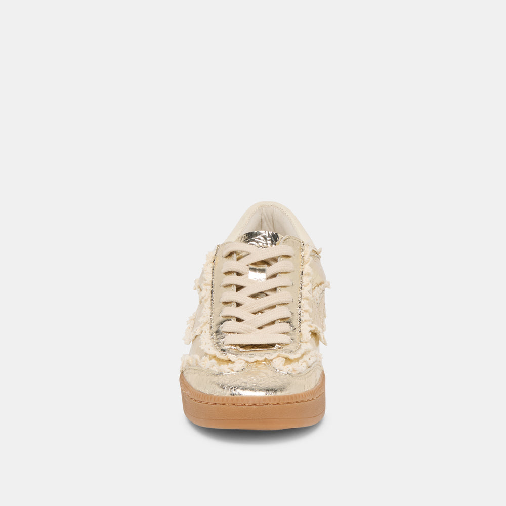 Dolce Vita SHOES | Notice Lace Platinum Distressed Leather Sneakers